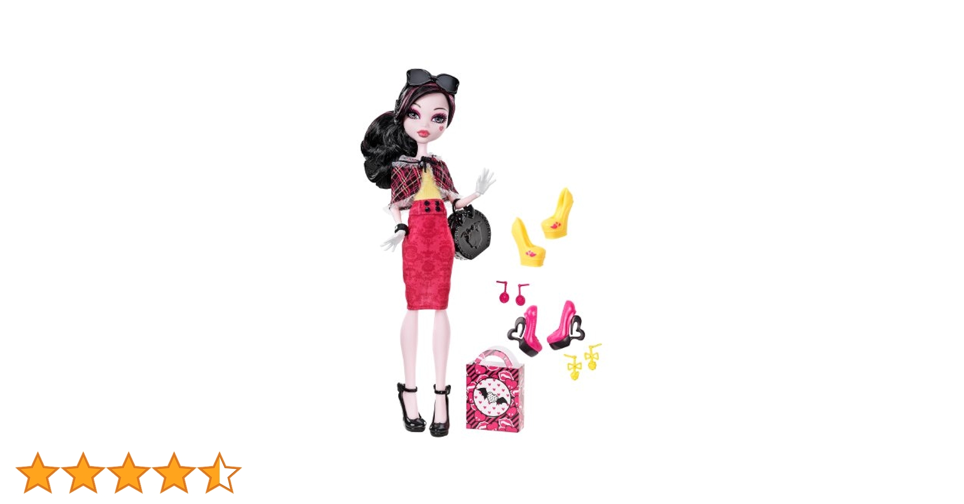 Monster High Draculaura Doll & Shoe Collection, Dolls